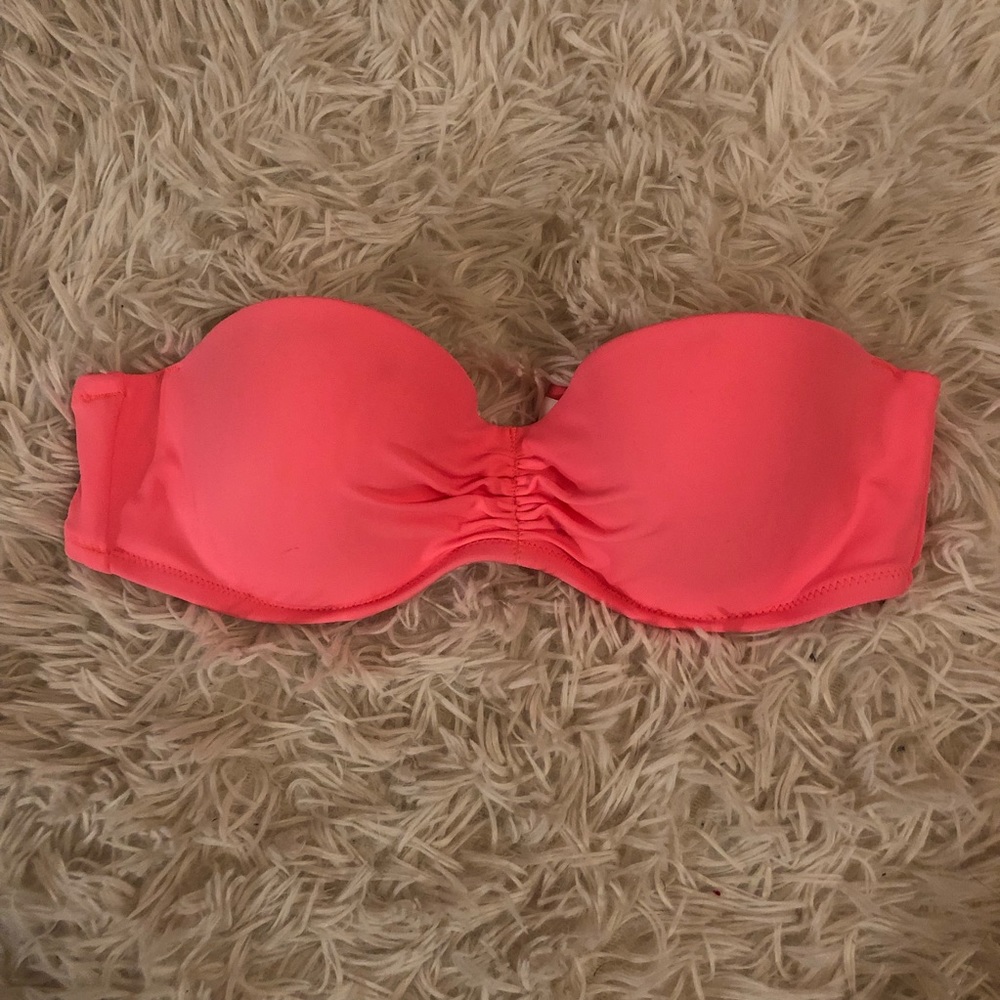 Strapless Pink Victoria Secret Bikini Top